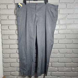 Orvis Dress Pants Mens 46x29 Flat Front Straight Leg Business Office